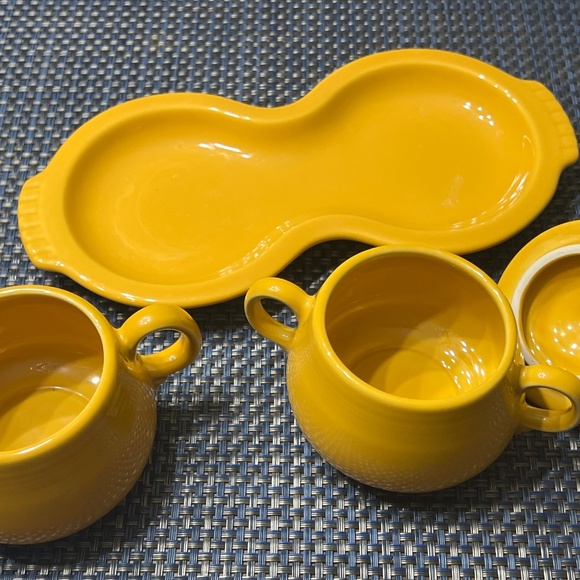 Fiestaware sugar and creamer marigold   RETIRED - Picture 4 of 7